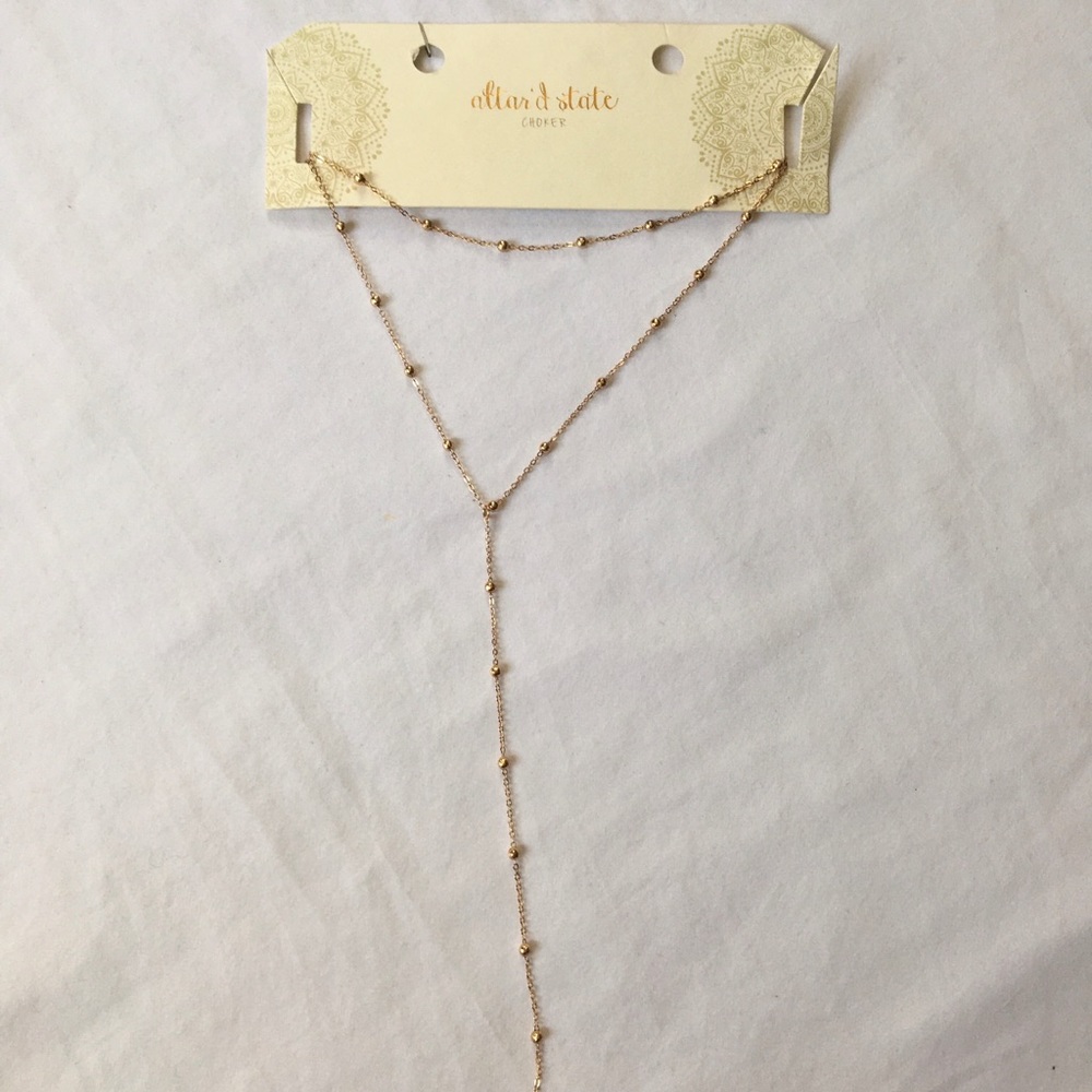 Layered Dangling Chain Choker
